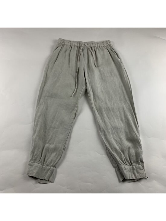 Johnny Was Pants - Johnny Was Flax Linen Pull On Jogger Pant M